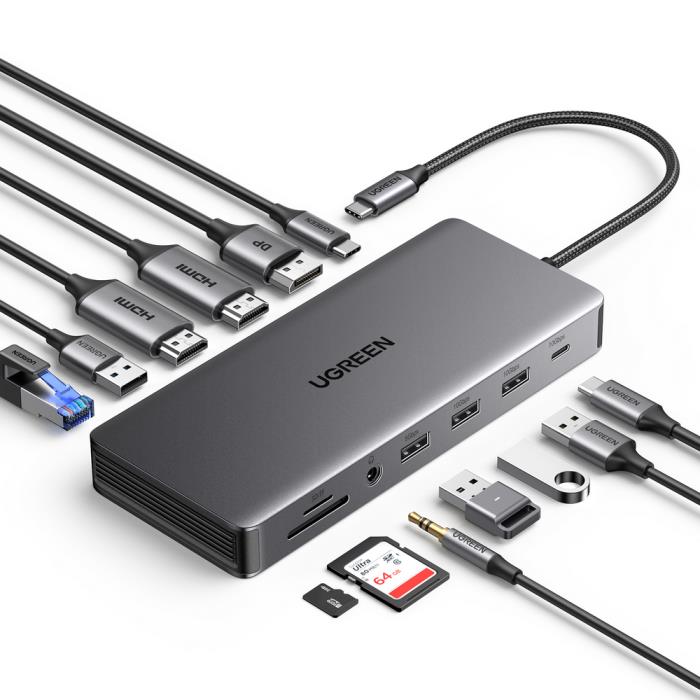 USB-C Docking Station 13 σε 1 UGREEN CM681 15978