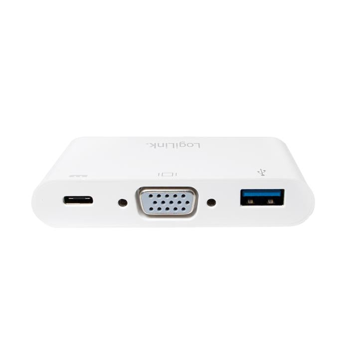 Adaptateur USB-C vers VGA/Type-C/USB Logilink UA0260
