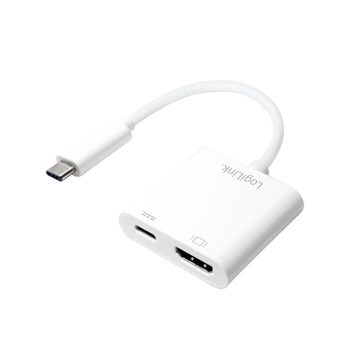 Convertisseur USB-C vers HDMI/USB-C Logilink UA0257