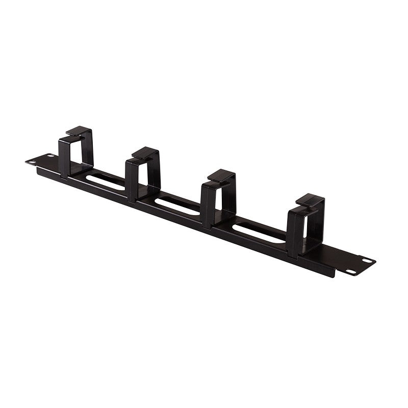 Goulotte de gestion de câbles Logilink OR107B 1U avec anneaux amovibles