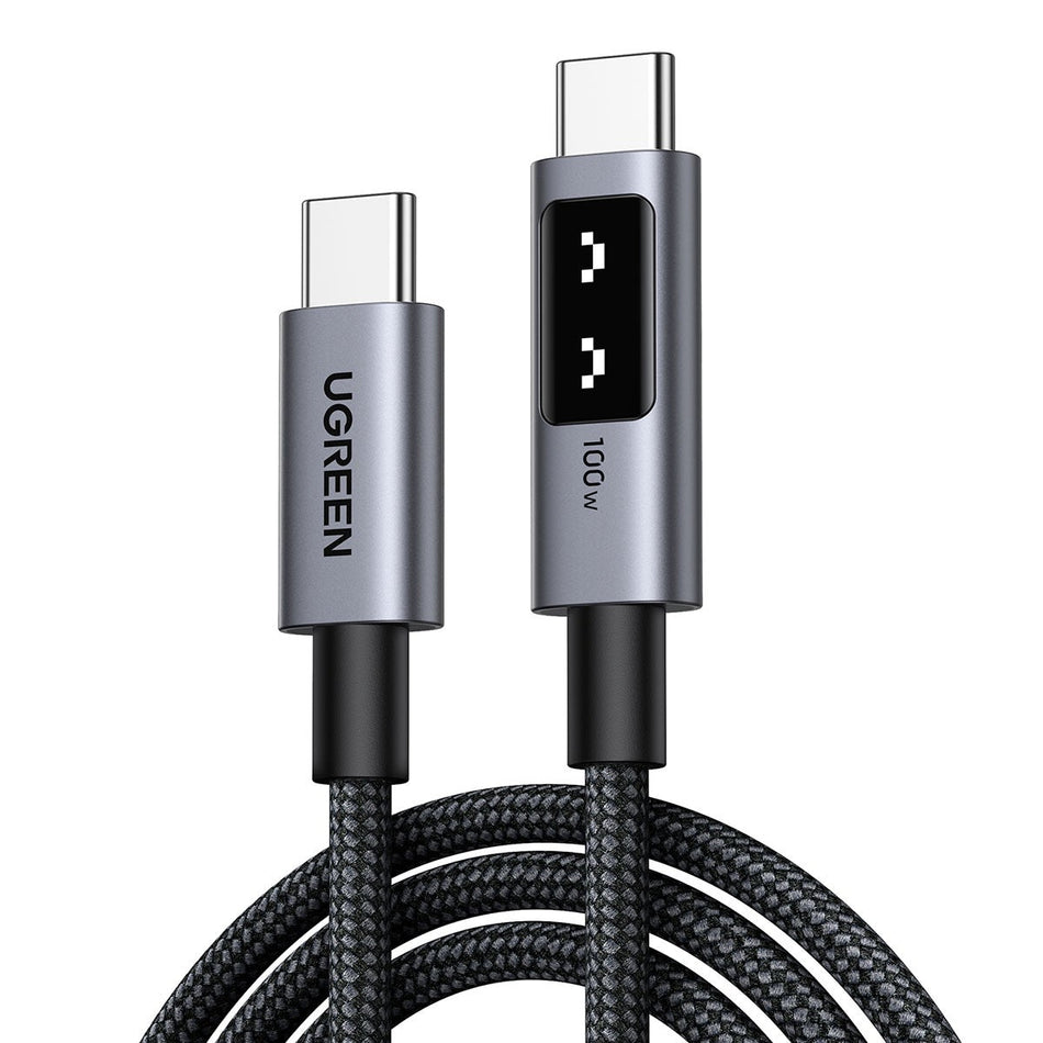 Καλώδιο Φόρτισης UGREEN L509 35501 USB-C σε USB-C PD 100W 1m Μαύρο