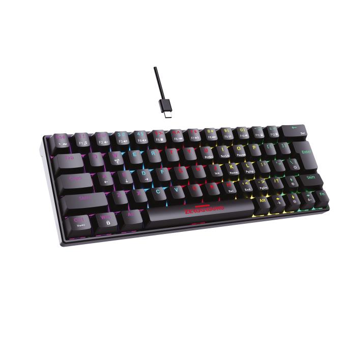 Zeroground KB-3600G TORII v2.0 Mechanische RGB-Tastatur mit Kabel