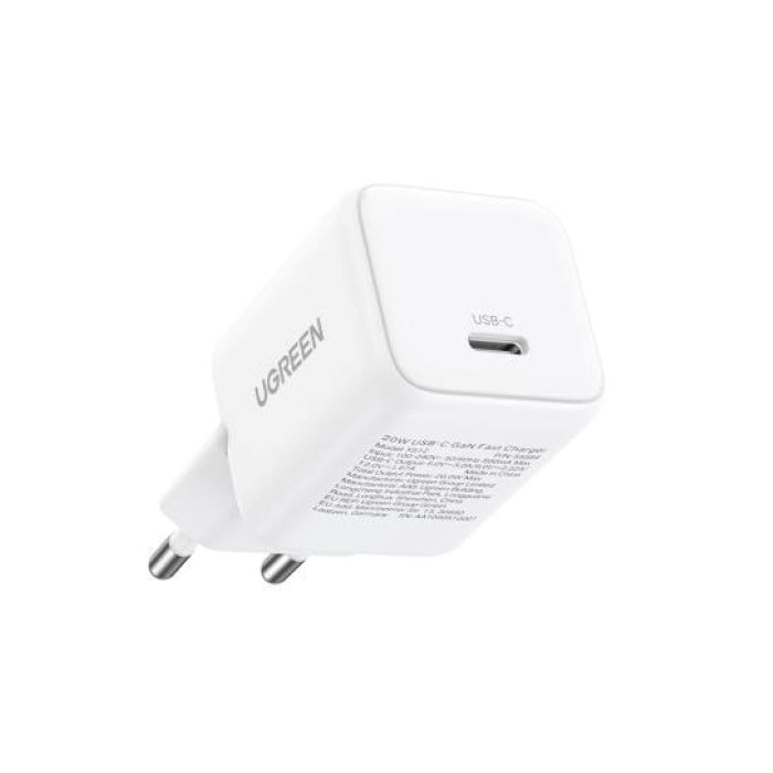 GaN PD 20W UGREEN X512 55554 1-Port Home Charger White