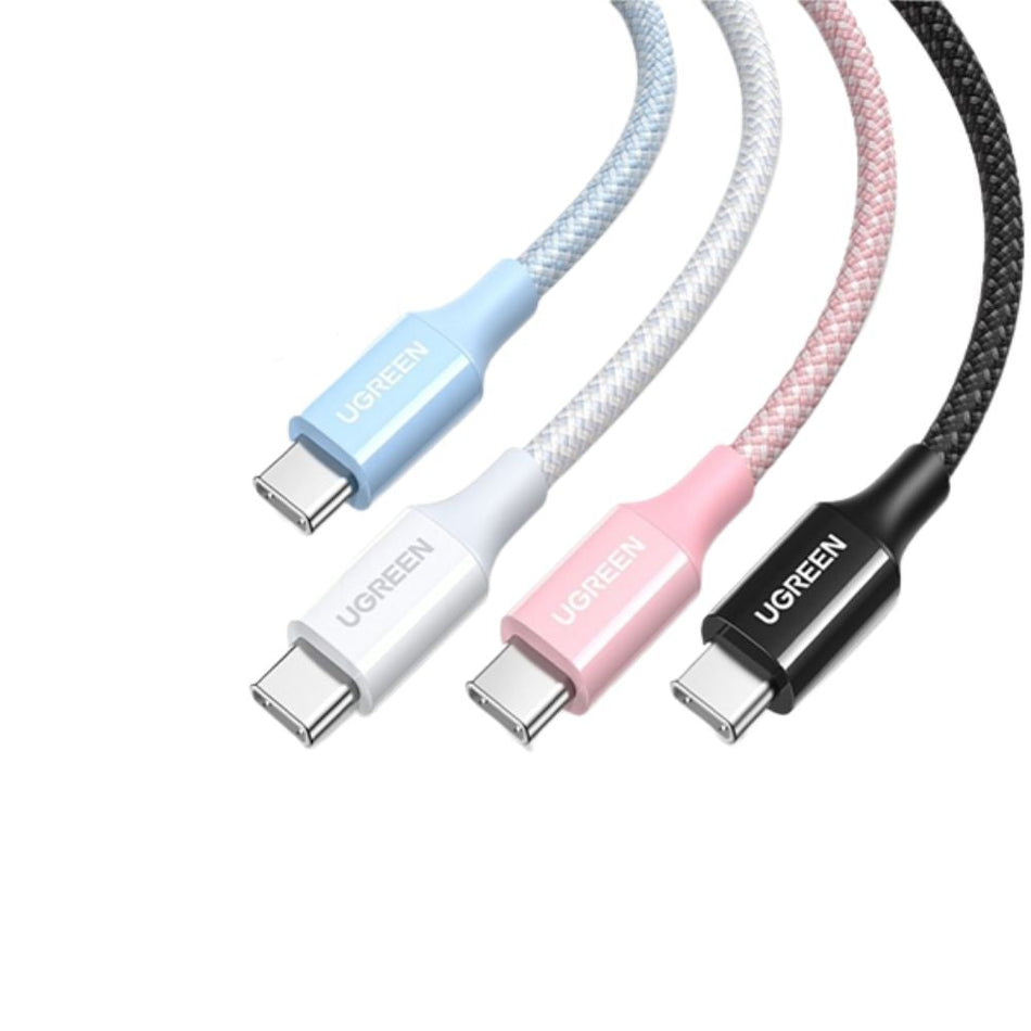 Καλώδιο Φόρτισης UGREEN L502 65252 USB-C σε USB-C PD 100W 2m Ροζ
