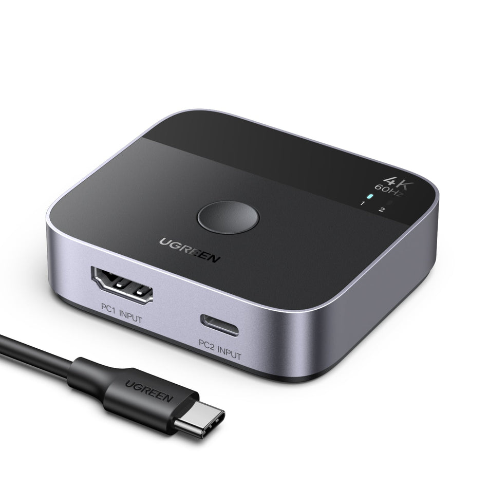 HDMI/USB-C Switch 2 θέσεων 4K/60Hz UGREEN AW503 55452