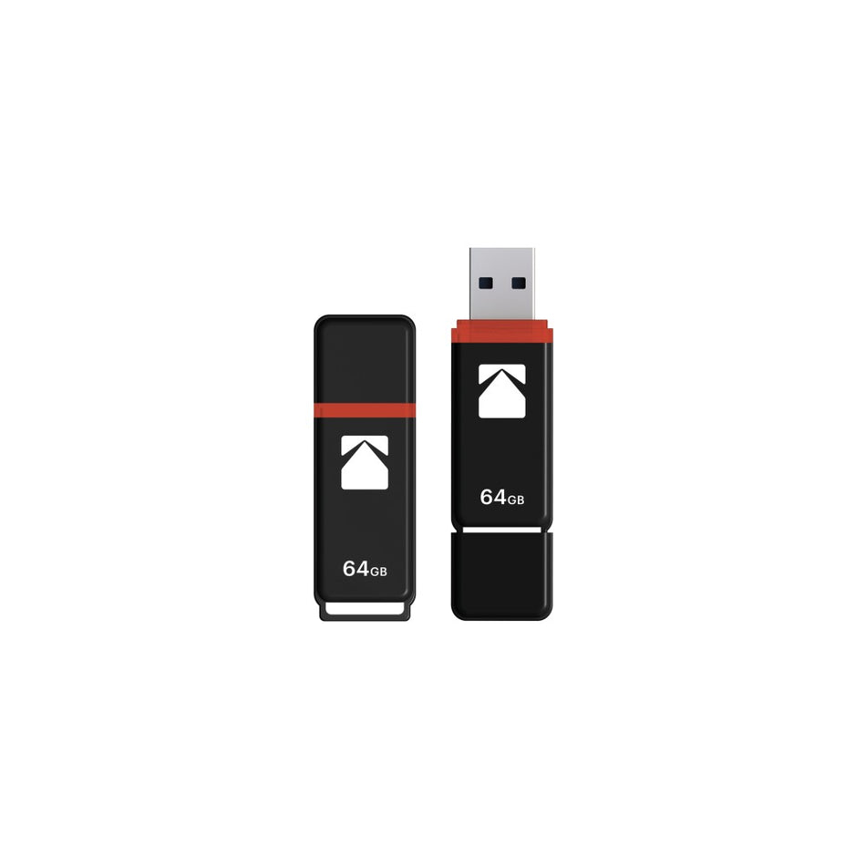 USB Stick Kodak K102 64GB Usb 2.0 Μαύρο