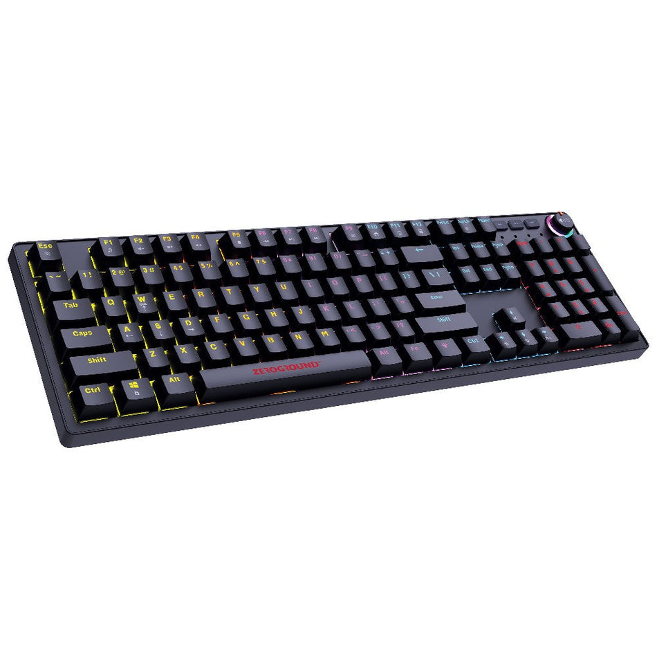 Zeroground KB-3900G SAKIMO v2.0 kabelgebundene mechanische Gaming-RGB-Tastatur