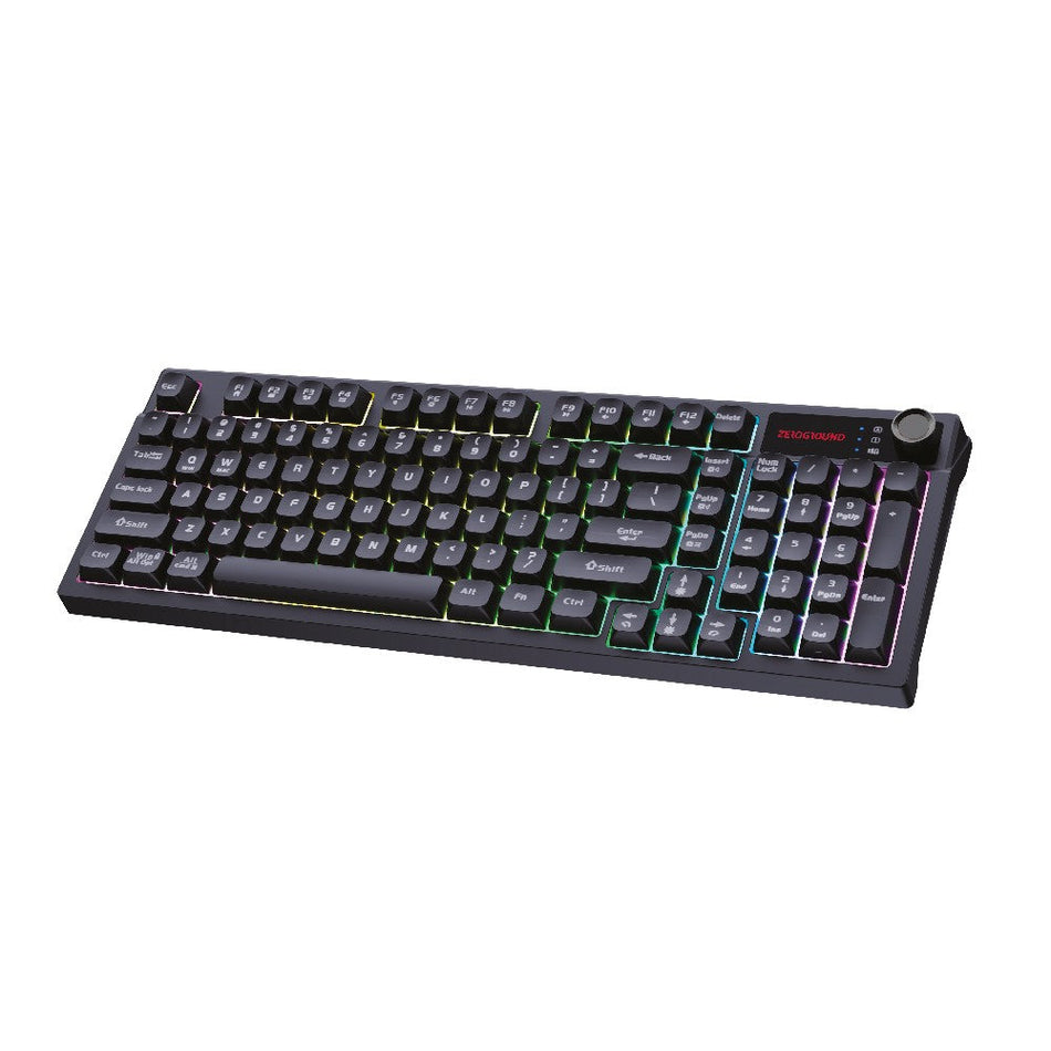 Kabelgebundene Gaming-Tastatur RGB Zeroground KB-3800G HANZO v3.0