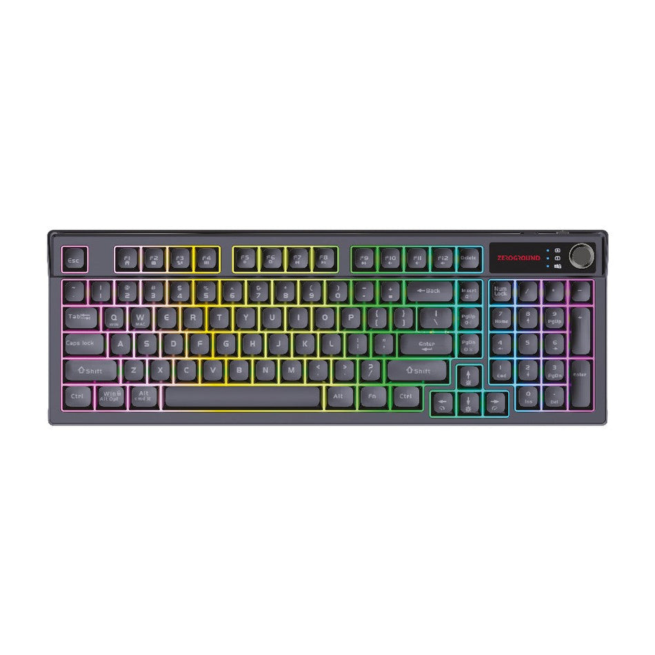 Kabelgebundene Gaming-Tastatur RGB Zeroground KB-3800G HANZO v3.0