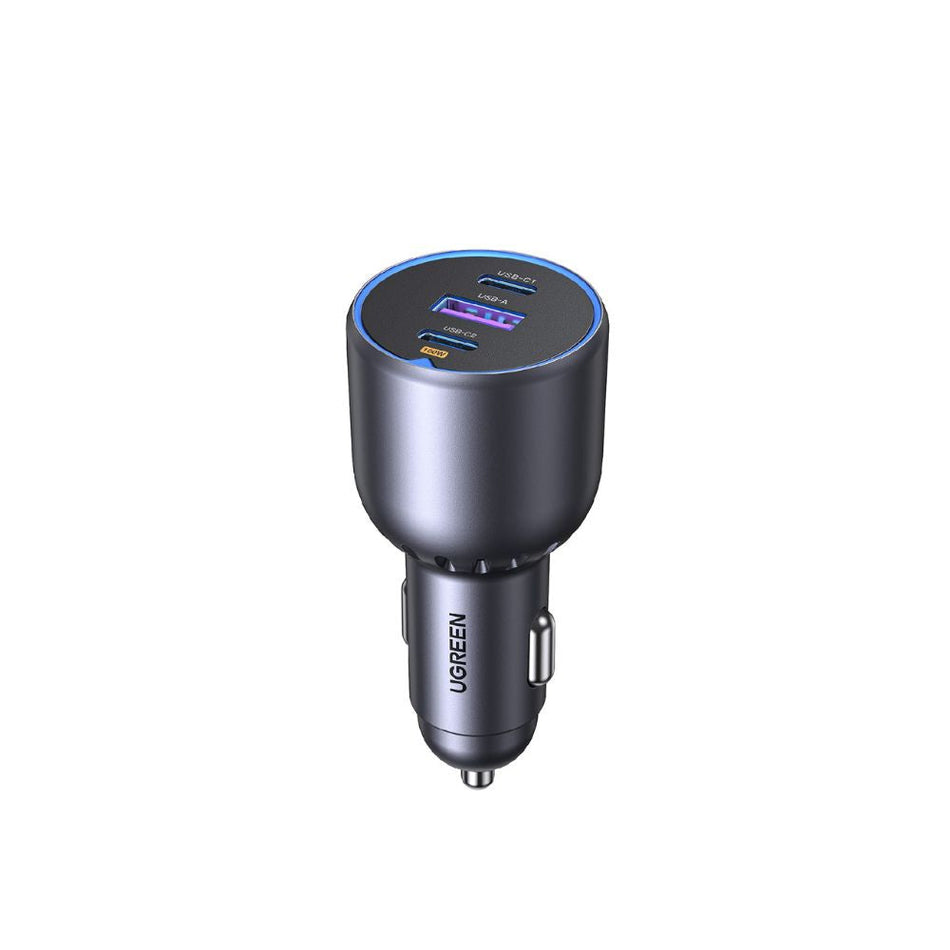 UGREEN EC705 PD 130W Auto-Ladegerät 35025 3 Anschlüsse Grau