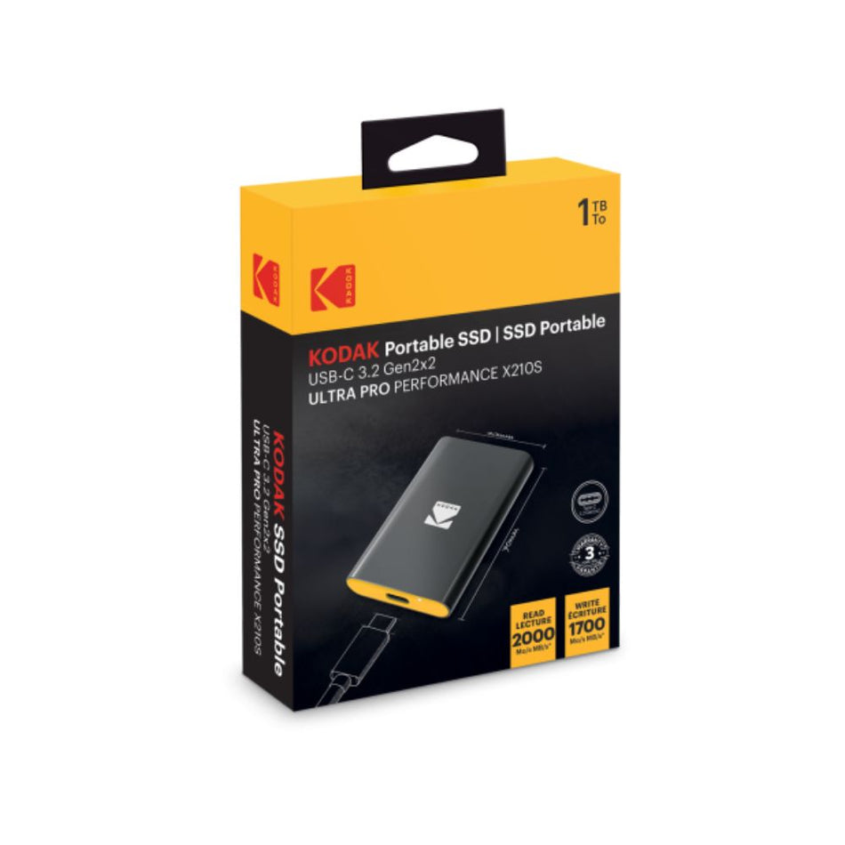 Externe SSD Kodak X210S 1TB USB 3.2 Gen2x2