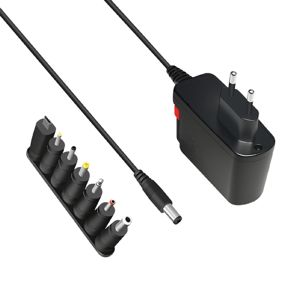 Alimentation Universelle LogiLink PA0161A 3-12V 24W (7 fiches)