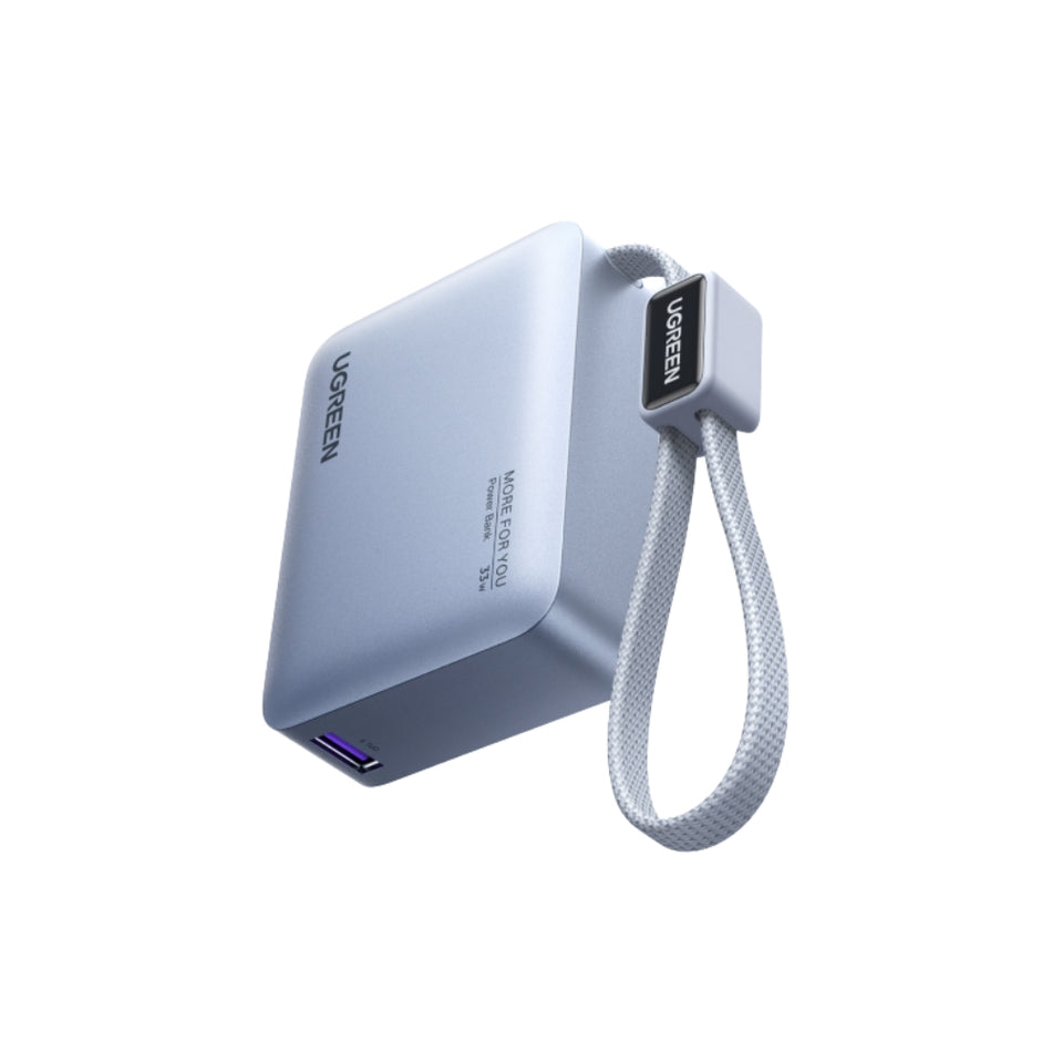 Power Bank 10000mAh 33W UGREEN PB584 75173B 2 Θέσεων, με καλώδιο USB-C