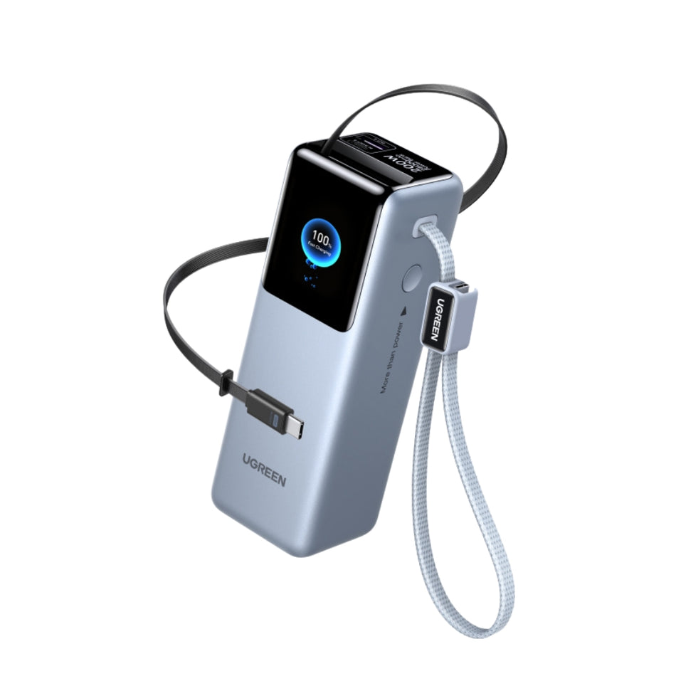 Power Bank 25000mAh PD 200W UGREEN PB728 75702B 2 Θέσεων, με 2 καλώδια USB-C