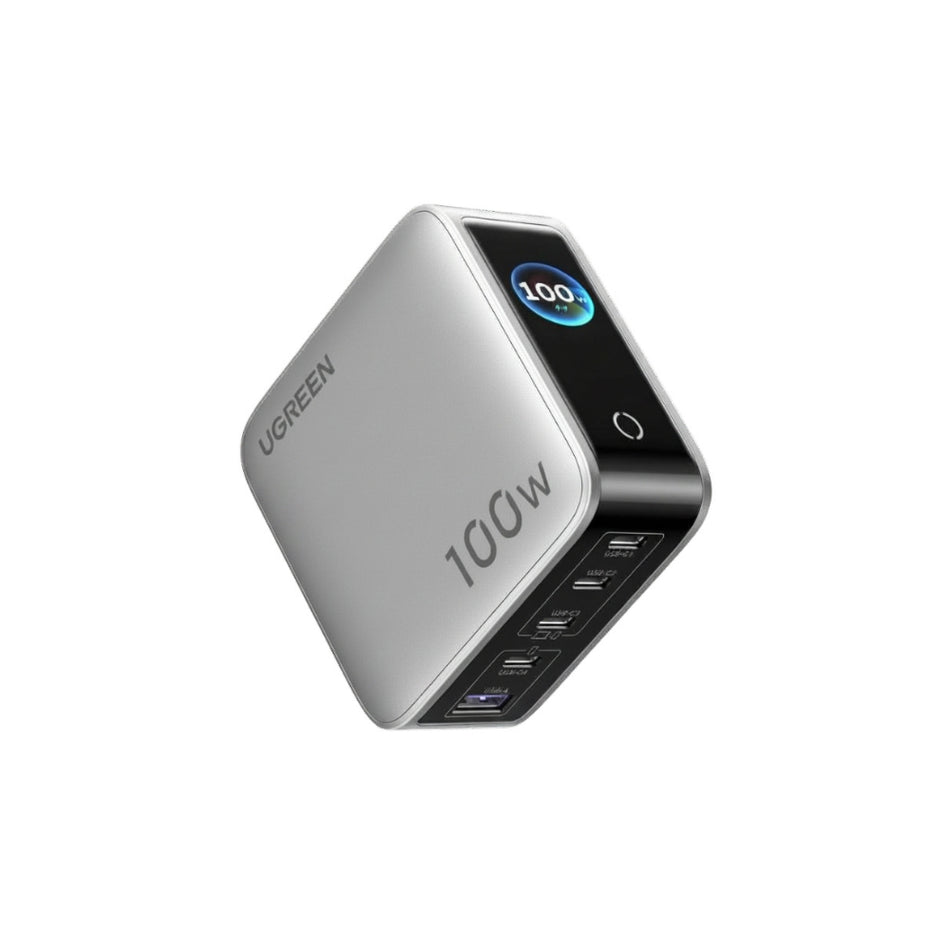 Φορτιστής Σπιτιού GaN PD 100W UGREEN X773 65620B 5 Θέσεων Γκρί