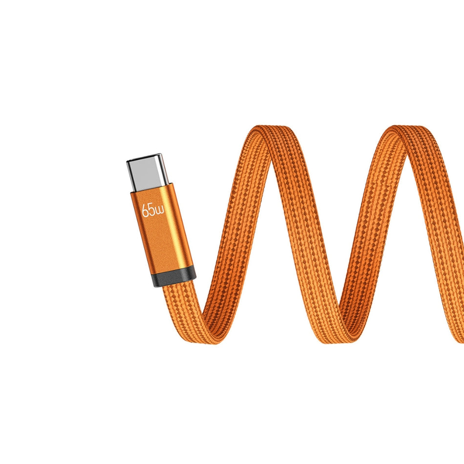 Καλώδιο Φόρτισης WK WDC-C16 USB-C σε USB-C PD 65W 1.2m Πορτοκαλί