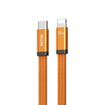Καλώδιο Φόρτισης WK WDC-C17 USB-C σε Lightning PD 35W 1.2m Πορτοκαλί