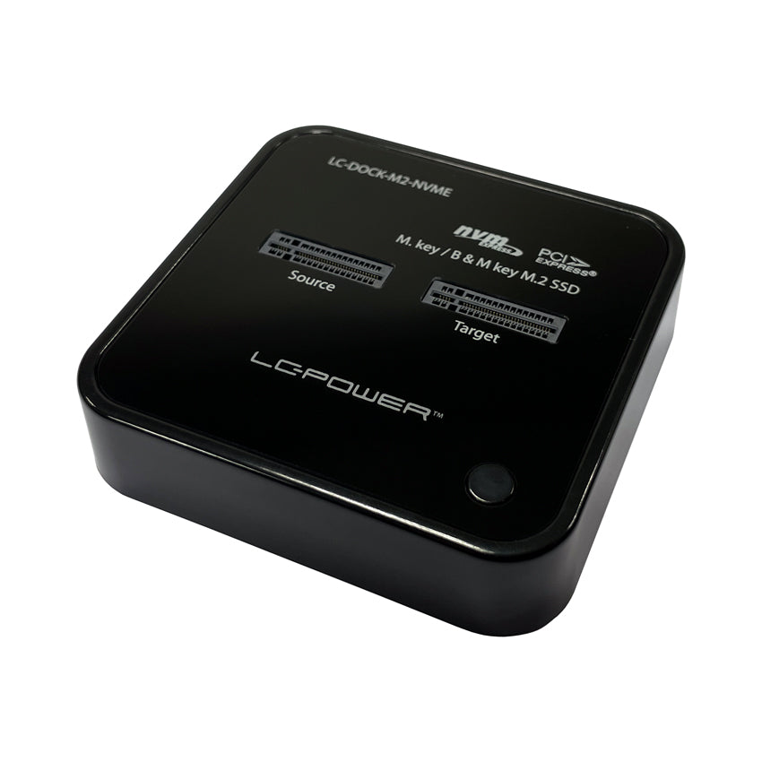 Lc Power Docking Station For Two Nvme M2 Ssd Usb3.2
