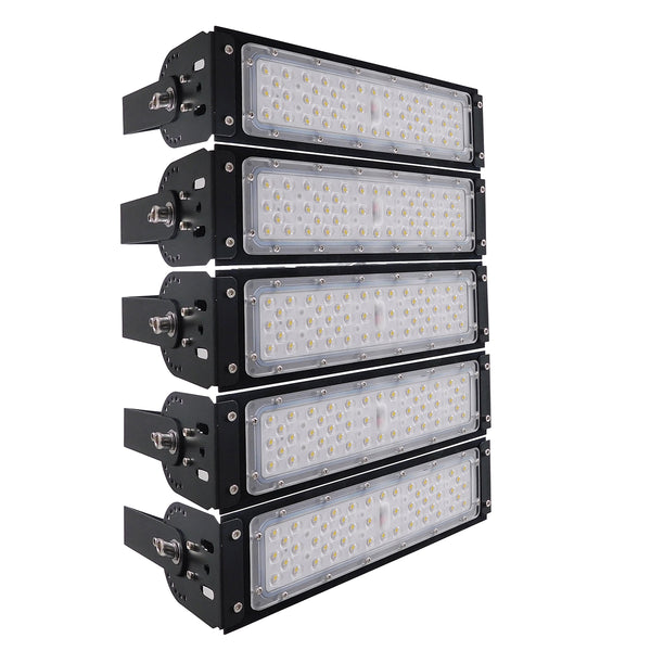 GOLIATH 90100-5 LED Προβολέας Γηπέδου - Φωτιστικό Tunnel 250W 40000LM 75°*135° AC 100-277V IP65 -  Ψυχρό Λευκό 5000K - MeanWell Driver & LumiLEDs Chip - 5 Years Warranty