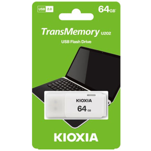 Kioxia Usb 2.0 Flash Stick 64 Gb Hayabusa White U202