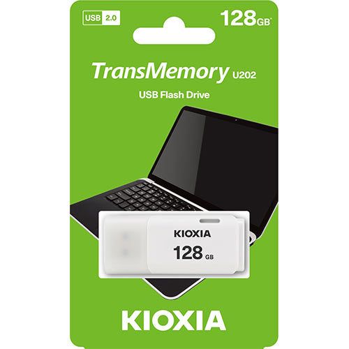 Kioxia Usb 2.0 Flash Stick 128 Gb Hayabusa White U202