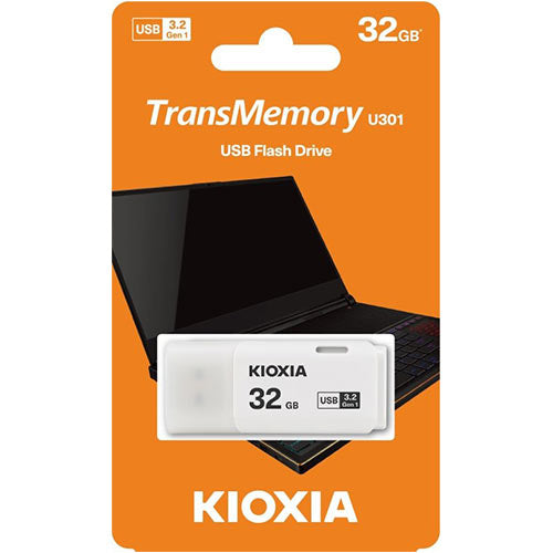 Kioxia Usb 3.2 Flash Stick 32 Gb Hayabusa White U301