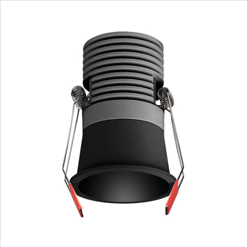 ΣΠΟΤ LED 12W ΧΩΝΕΥΤΟ 3000k Φ6.5 38D ΜΑΥΡΟ DIM