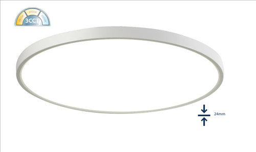 ΦΩΤΙΣΤΙΚΟ LED 64W ΣΤΡΟΓΓΥΛΟ 3CCT ΛΕΥΚΟ Φ80 8320L