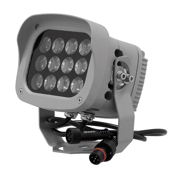 FLOOD-XENA 05021 Προβολέας Σποτ Wall Washer LED 24W 2400lm 10° AC 24V Αδιάβροχο IP65 RGB - Anthracite Grey - L13.5 x W11 x H15cm - 3 Years Warranty