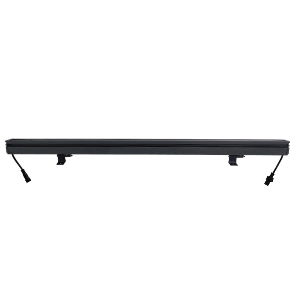 GLOBOSTAR® WASHER-MOZA 05107 Μπάρα Φωτισμού Wall Washer LED 24W 2400lm 10-30° DC 24V Αδιάβροχο IP66 RGB Dimmable - Γκρι Ανθρακί - Μ100 x Π4 x Υ5cm - 3 Χρόνια Εγγύηση