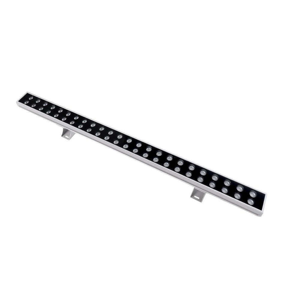 WASHERMOZA 90163 Μπάρα Φωτισμού Wall Washer LED 48W 4080lm 10-30° DC 24V Αδιάβροχο IP66 Πολύχρωμο RGB Dimmable - Bridgelux SMD Chip - Γκρι Ανθρακί - Μ100 x Π8.5 x Υ4cm - 3 Χρόνια Εγγύηση