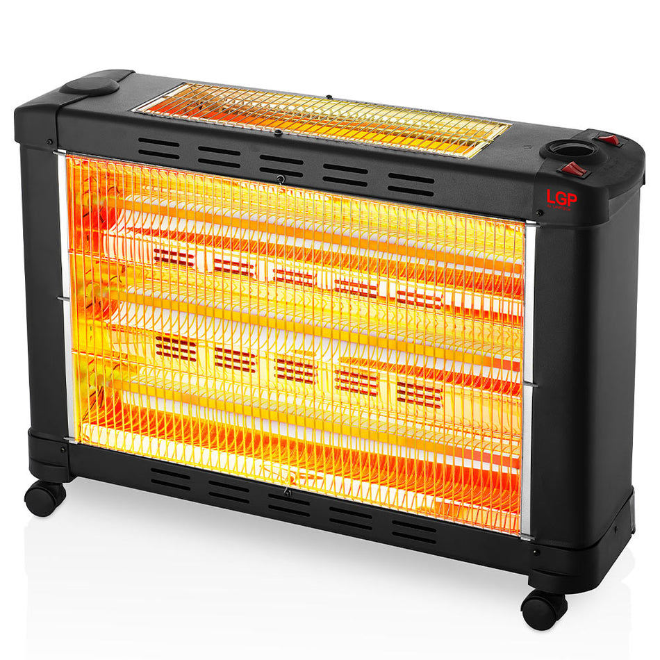 Lgp Maxi Electrical Quartz Heater 5 Barred 2900 W Black