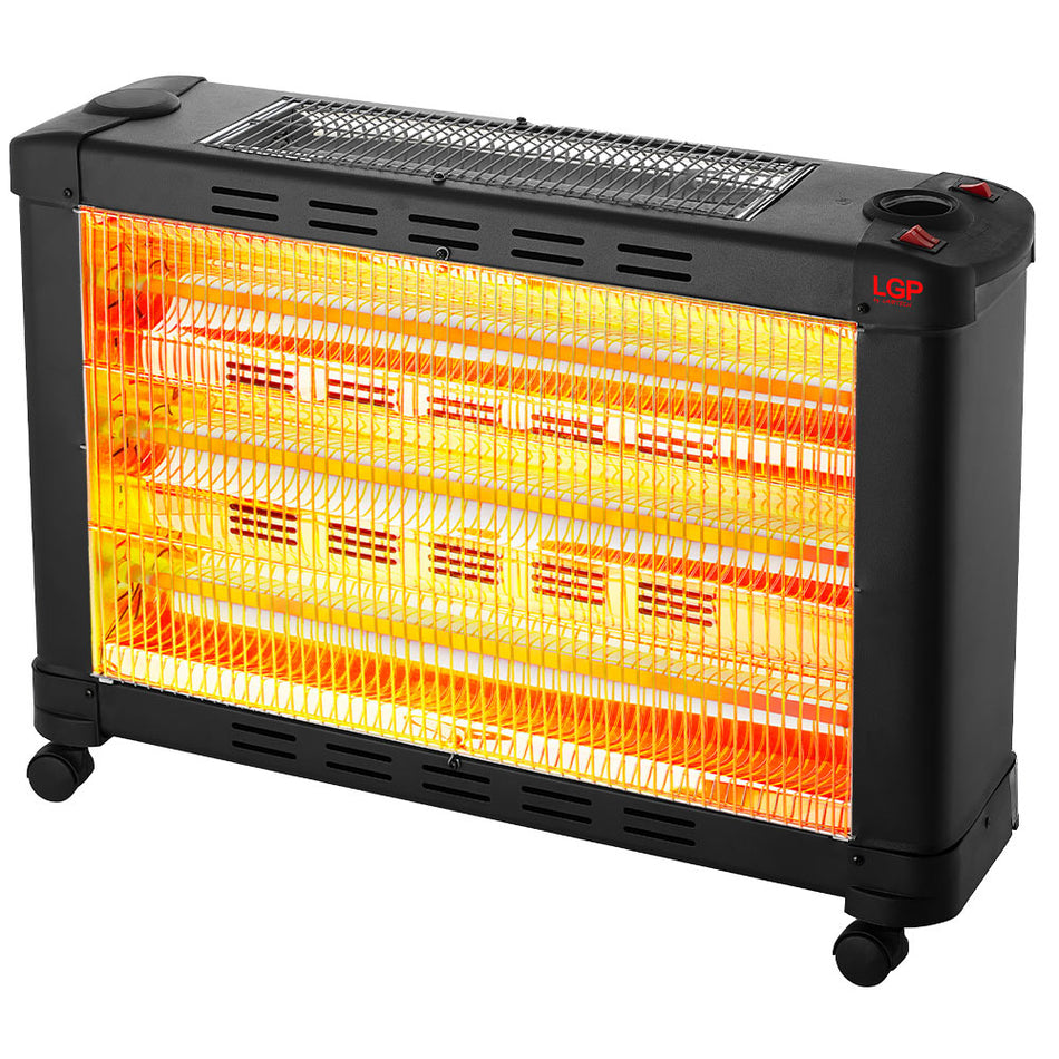 Lgp Maxi Electrical Quartz Heater 5 Barred 2900 W Black