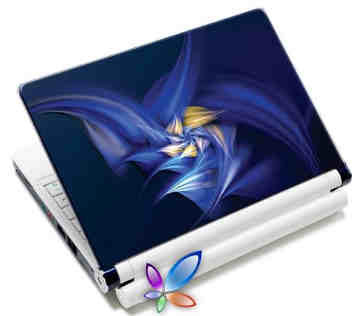 Lamtech 9.2' 12.4' Laptop Skin Blue Flower