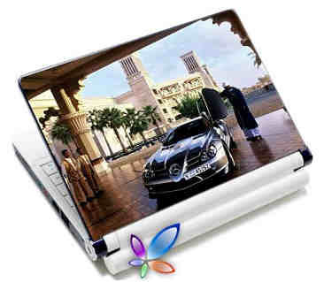 Lamtech 9.2' 12.4' Laptop Skin Merc Benz Car