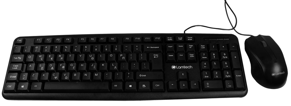 Lamtech Wired Combo Keyboard And Mouse