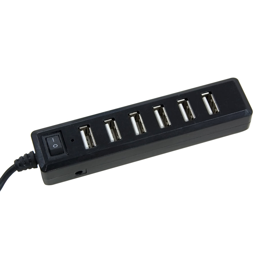 Lamtech Usb Hub 7 Ports Black