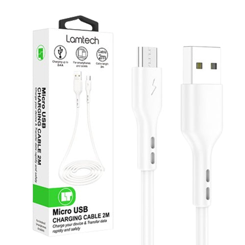 Lamtech Datacable Micro Usb 2m White