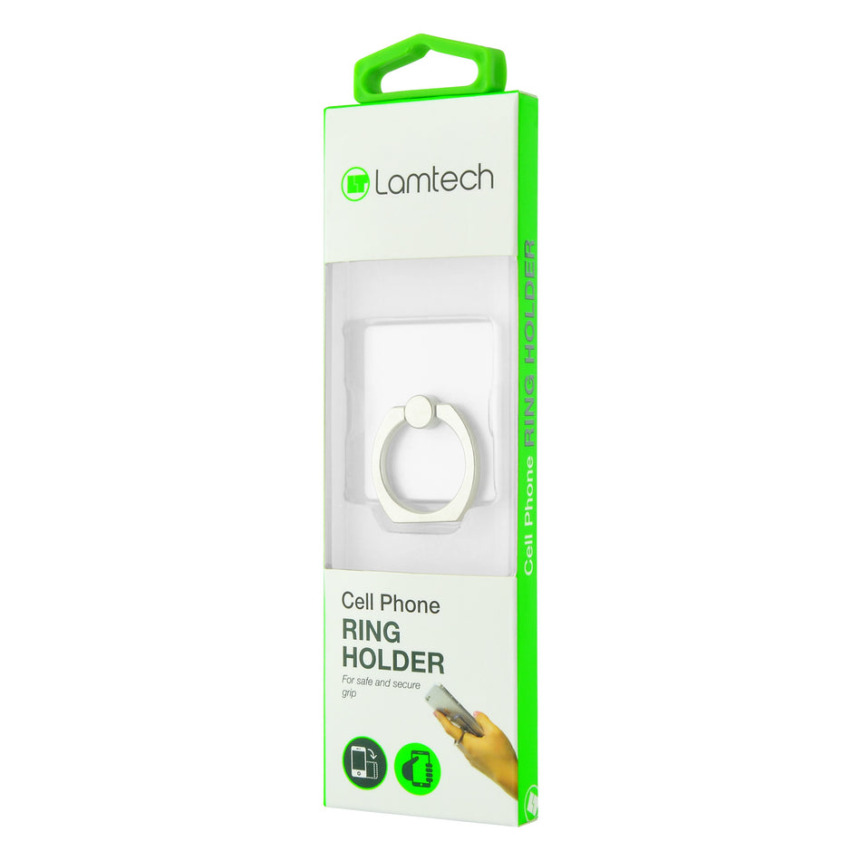 Lamtech Mobile Ring Holder White