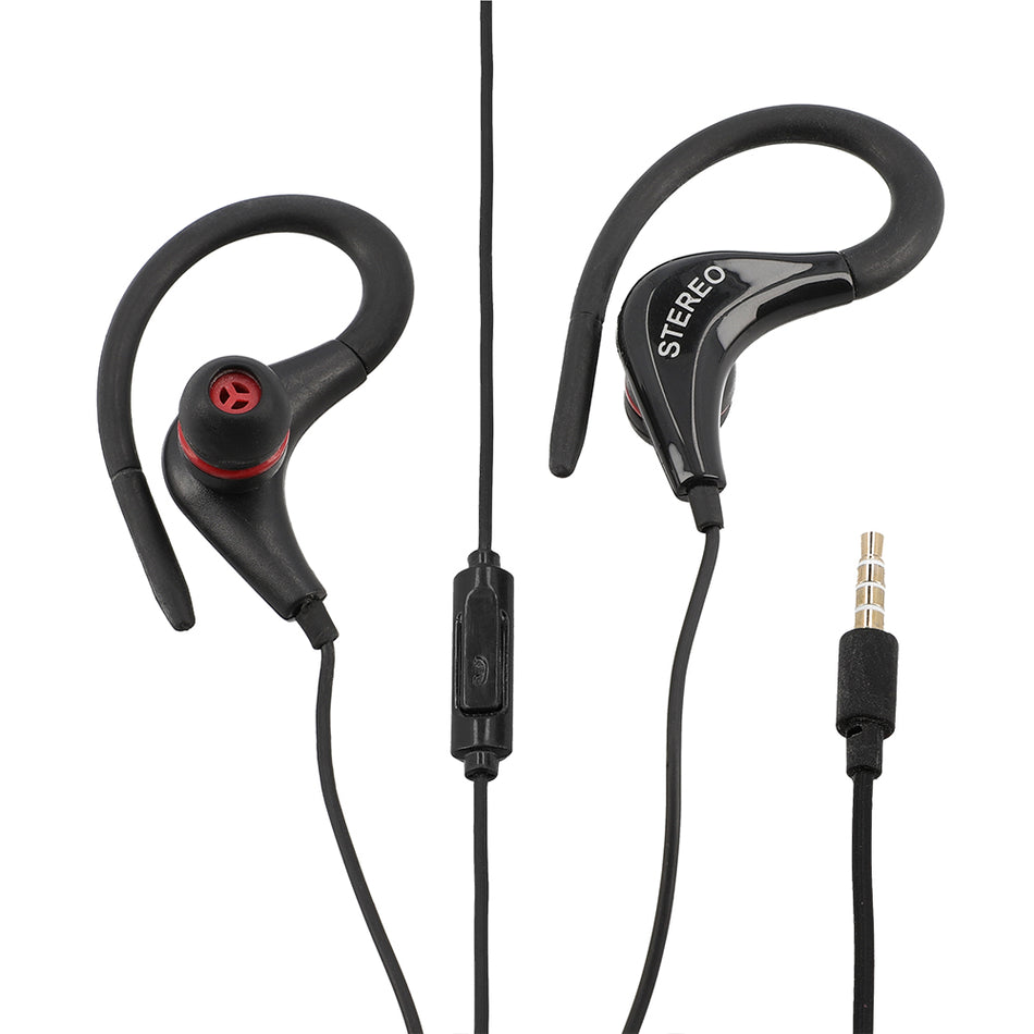 Lamtech Sport Mobile Earphones With Mic Black