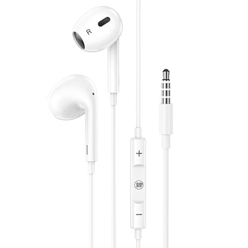 Lamtech Handsfree Stereo 3,5mm Jack With Mic White