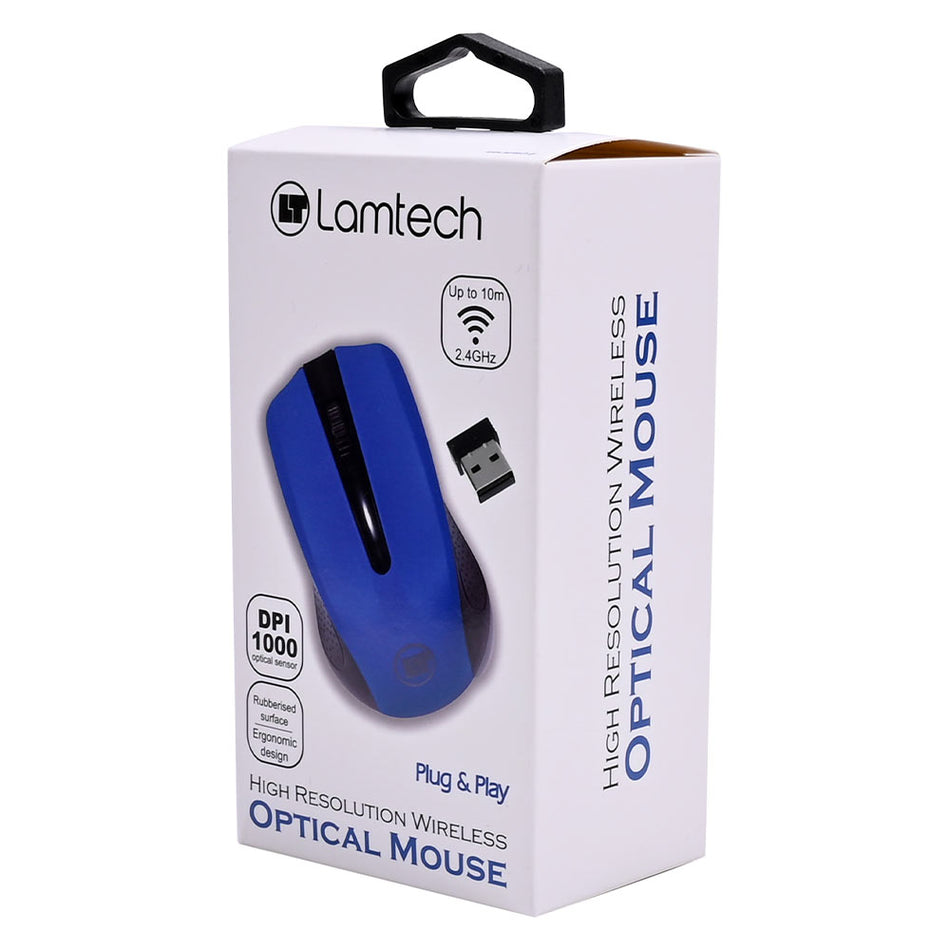 Lamtech 2,4 G Wireless Mouse Blue