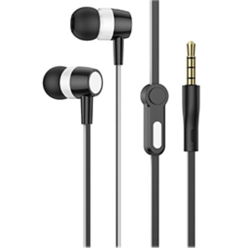 Lamtech Handsfree With Mic 3,5 Mm Jack Black