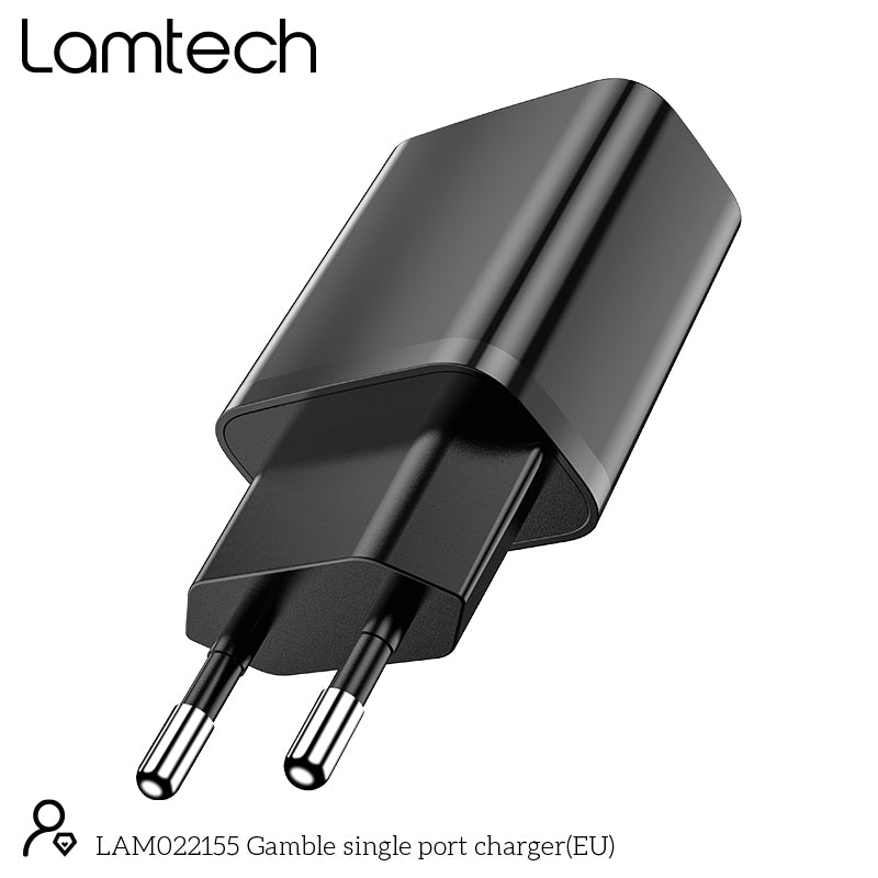 Lamtech Usb Travel Charger 2,1 A Black