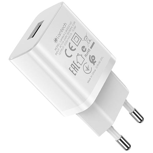 Lamtech Usb Travel Charger 2,1 A White