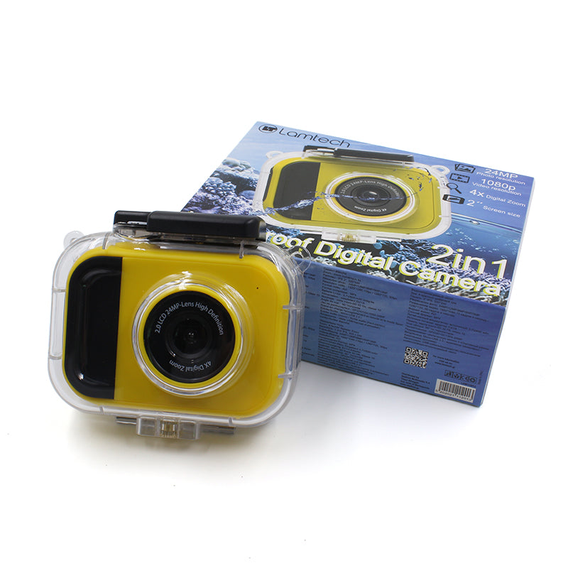 Lamtech 2in1 Waterproof Digital Camera Yellow