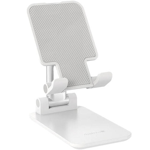 Lamtech 2 In1 Folding Desktop Stand For Smartphones And Tablets White
