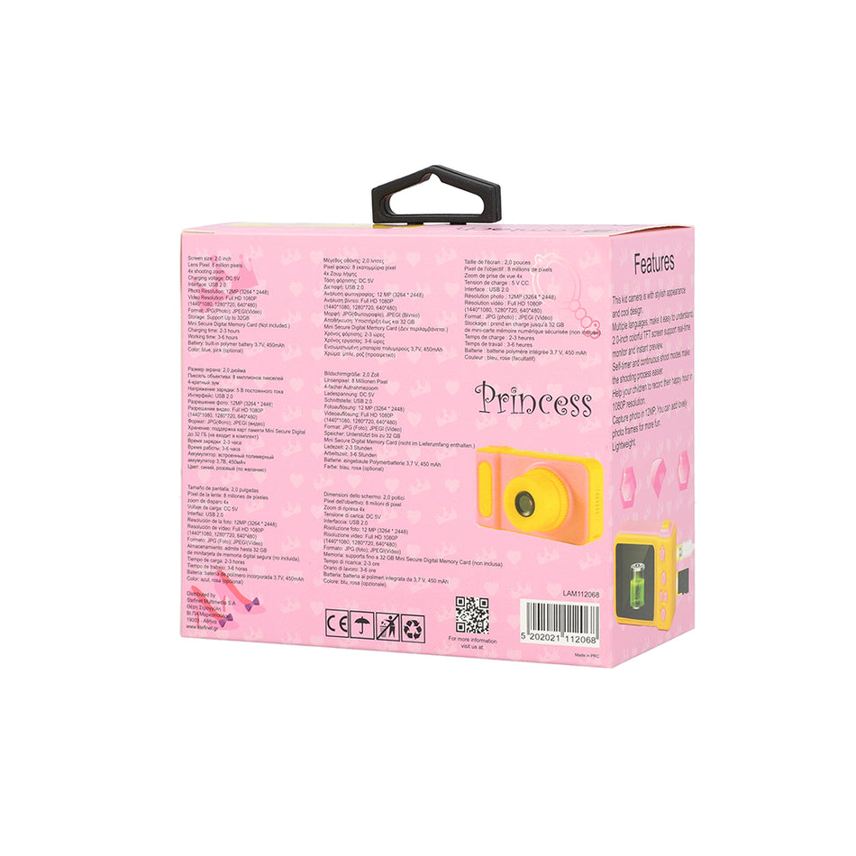 Lamtech Mini Kid Camera With Visual Effects Princess