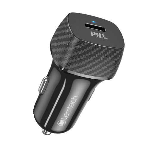 Lamtech Premium Fast In Car Charger Type C Pd20 W Black