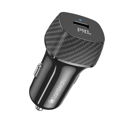 Lamtech Premium Fast In Car Charger Type C Pd30 W Black